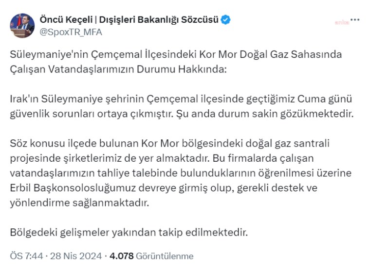 Dışişleri Bakanlığı sözcüsü duyurdu: Tahliye talepleri karşılanacak!  - Türkiye'den son dakika haberleri - görsel 2