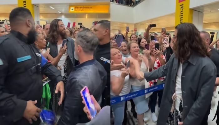 Havaalanında izdiham yaşandı!  Can Yaman'ın resepsiyonu sosyal medyada gündem oldu